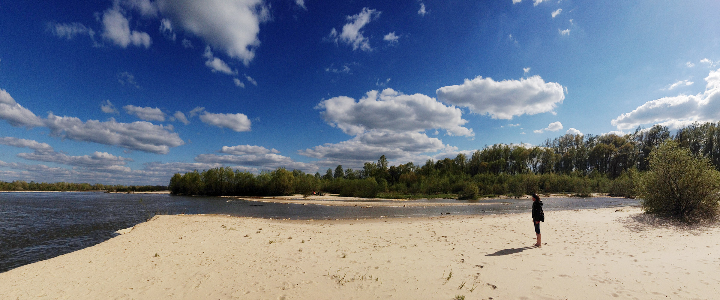 PANORAMA DIARY | Iphoneography blog | Vistula River near Gassy, Poland