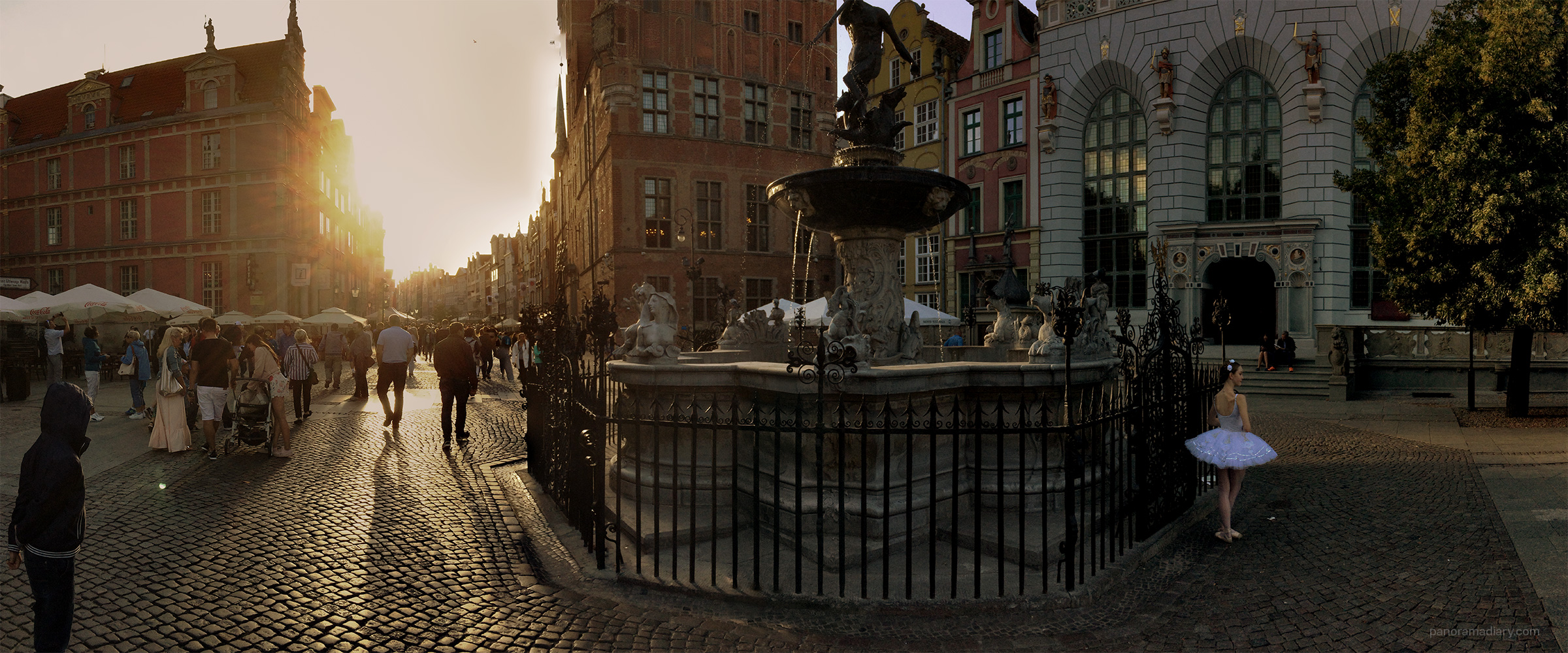 PANORAMA DIARY | Gdańsk Neptune fountain