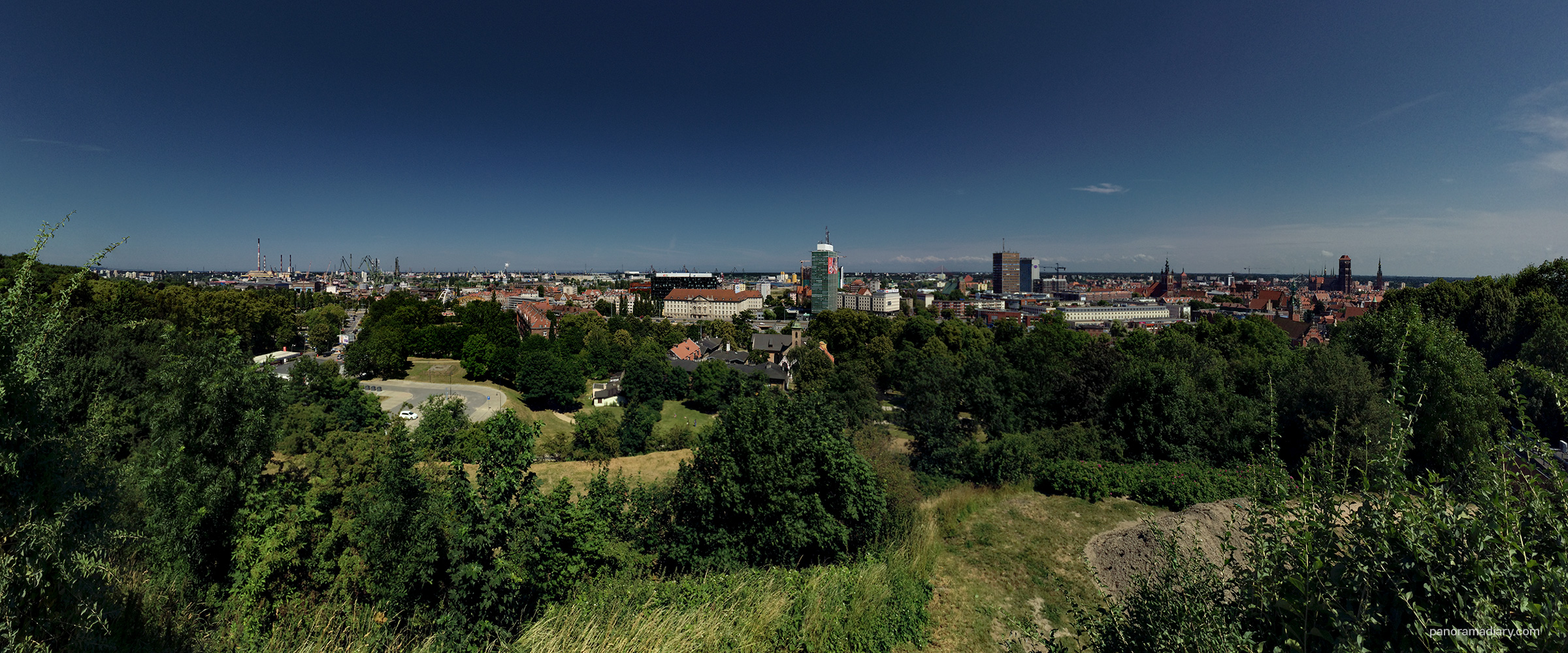PANORAMA DIARY | Panorama of the Gdańsk city