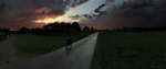 PANORAMA DIARY | Calm evening after the storm, bikes, cyclists